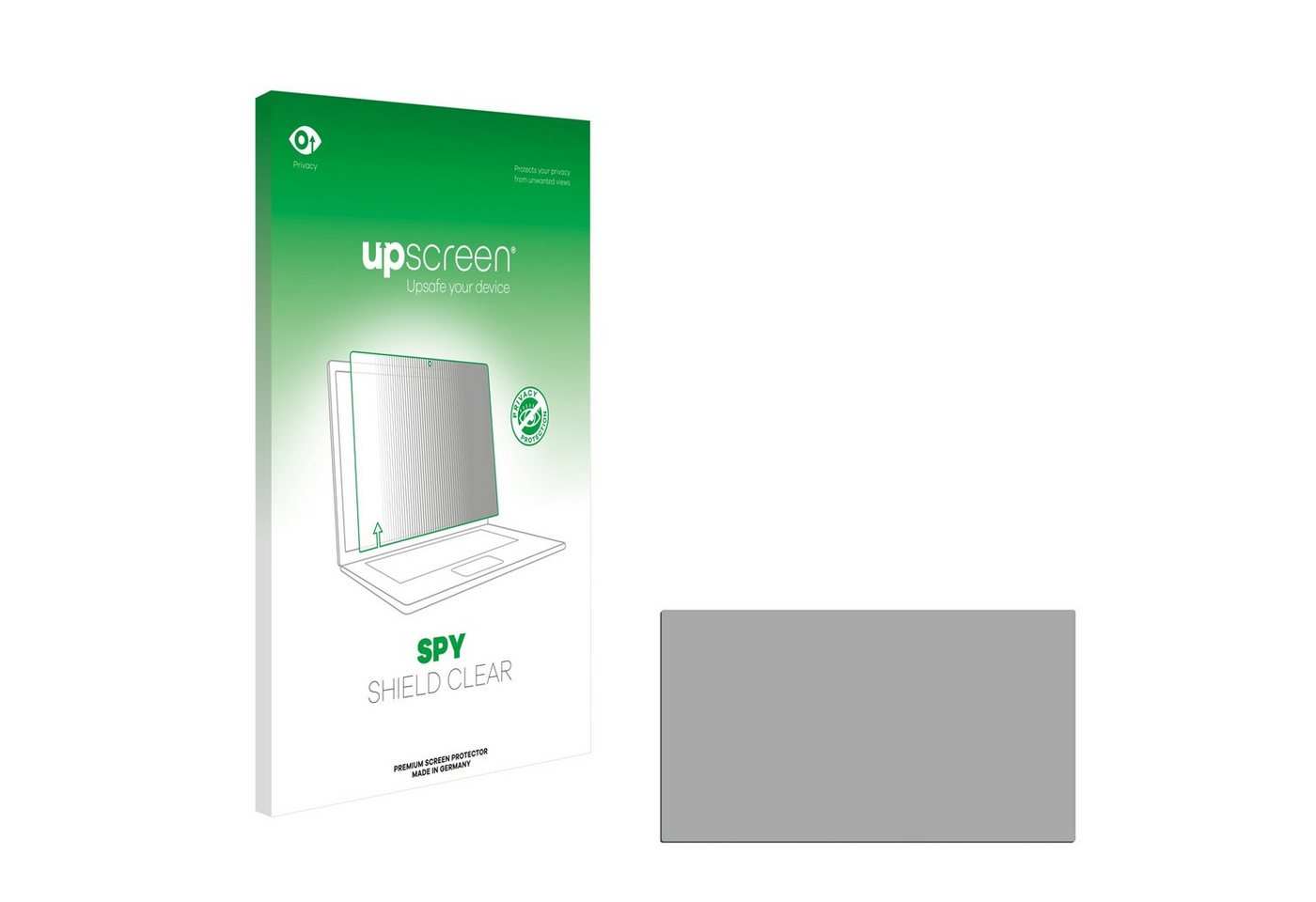 upscreen Blickschutzfolie für MEDION Akoya E15433, Displayschutzfolie, Blaulichtfilter Privacy Folie Schutzfolie Sichtschutz klar Anti-Spy von upscreen