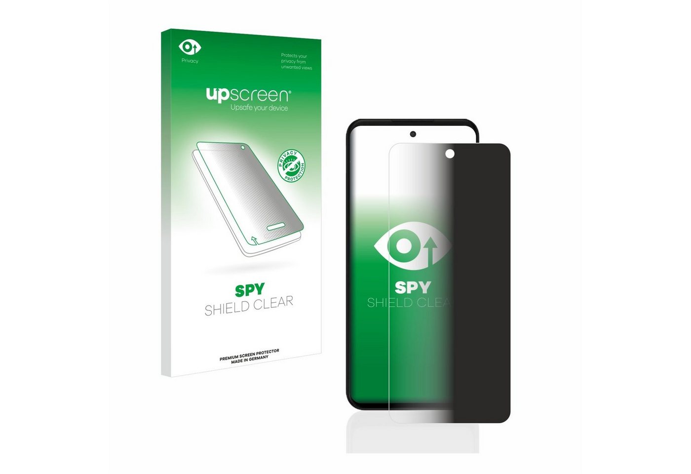 upscreen Blickschutzfolie für Motorola Moto G Power 2022, Displayschutzfolie, Blaulichtfilter Privacy Folie Schutzfolie Sichtschutz klar Anti-Spy von upscreen