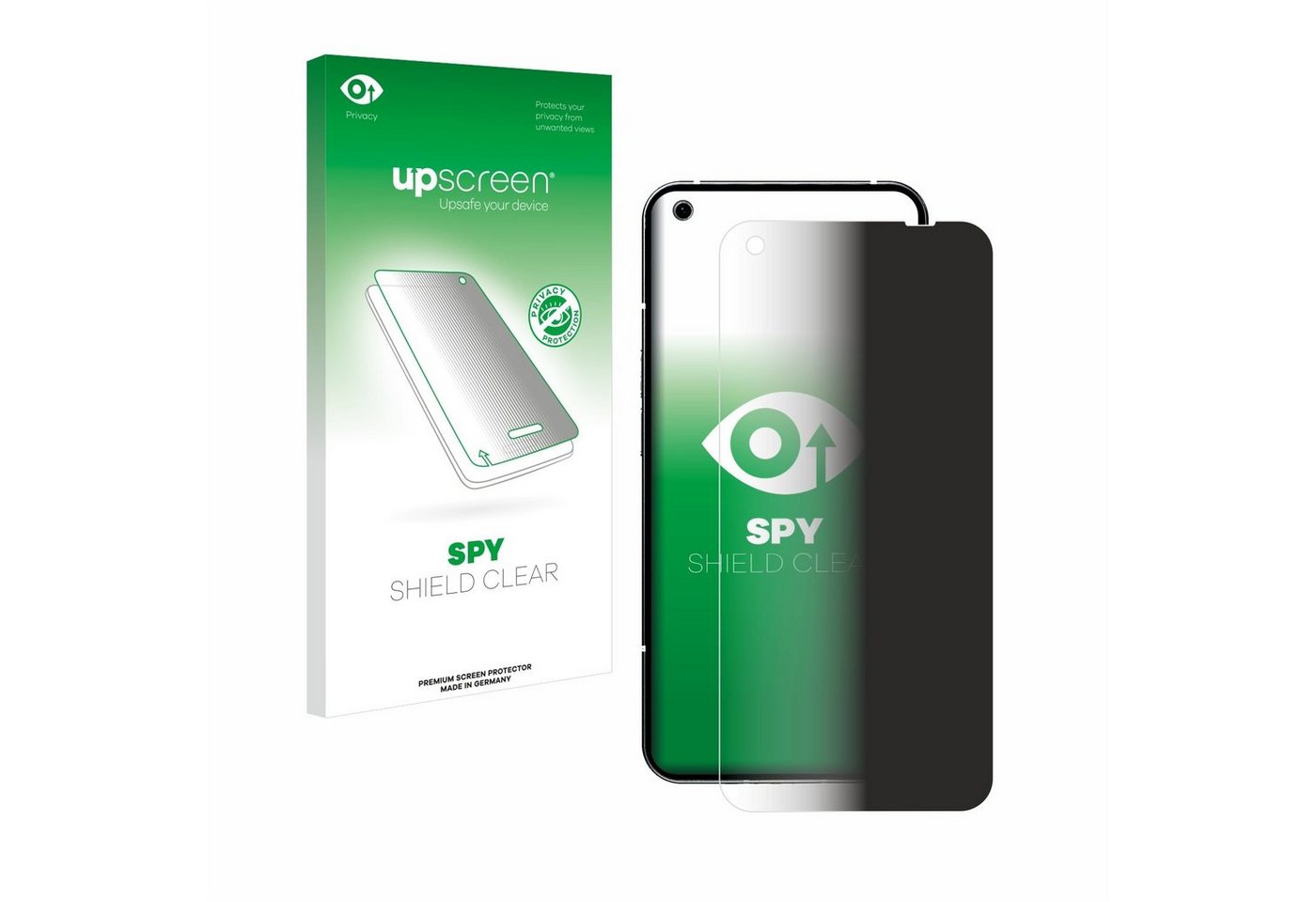 upscreen Displayschutzfolie Sichtschutzfolie für Nothing Phone (1), Anti-Spy Privacy Sichtschutz Blickschutzfolie Blaulicht-Schutz von upscreen
