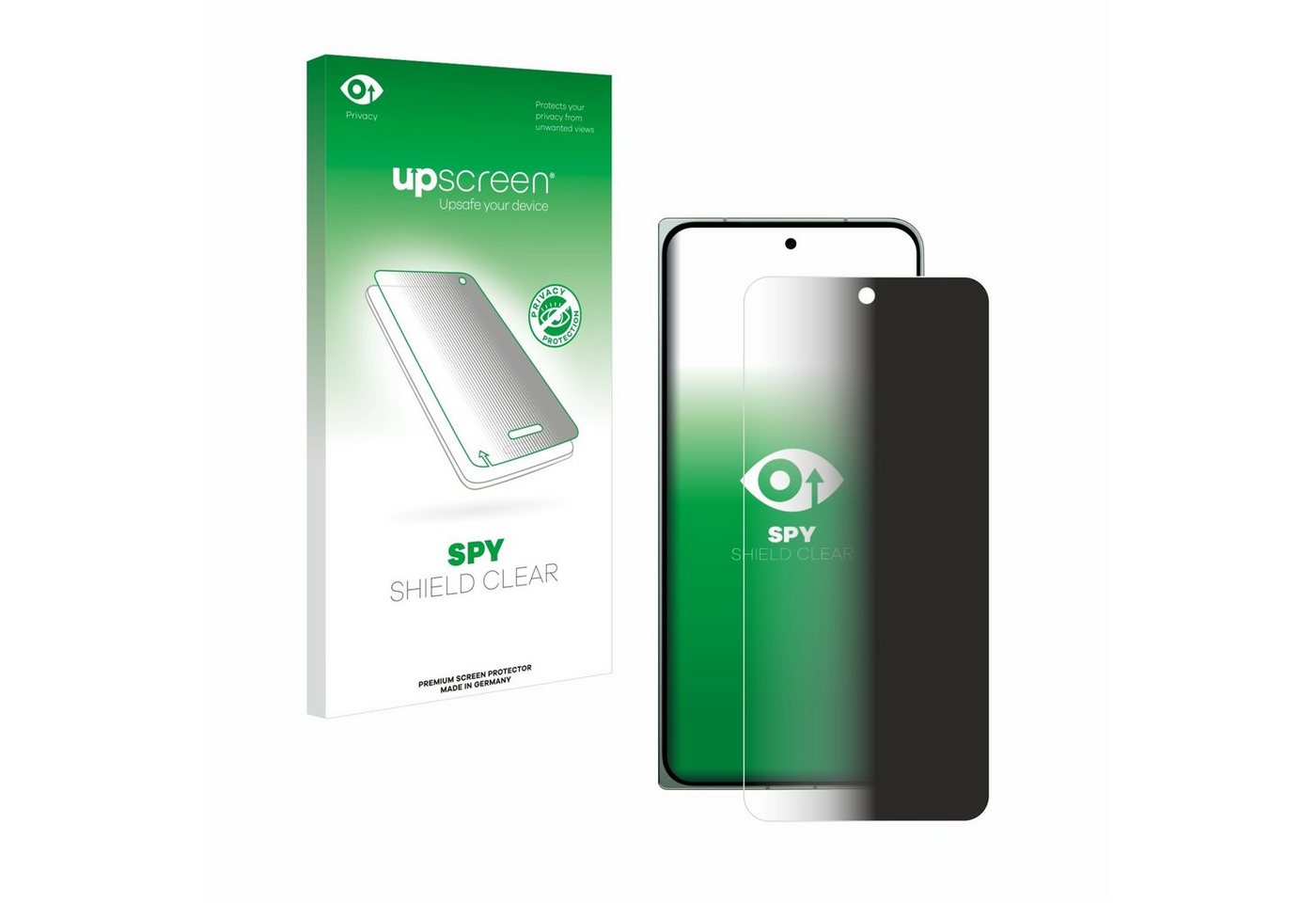 upscreen Blickschutzfolie für Oppo Find N3, Displayschutzfolie, Blaulichtfilter Privacy Folie Schutzfolie Sichtschutz klar Anti-Spy von upscreen