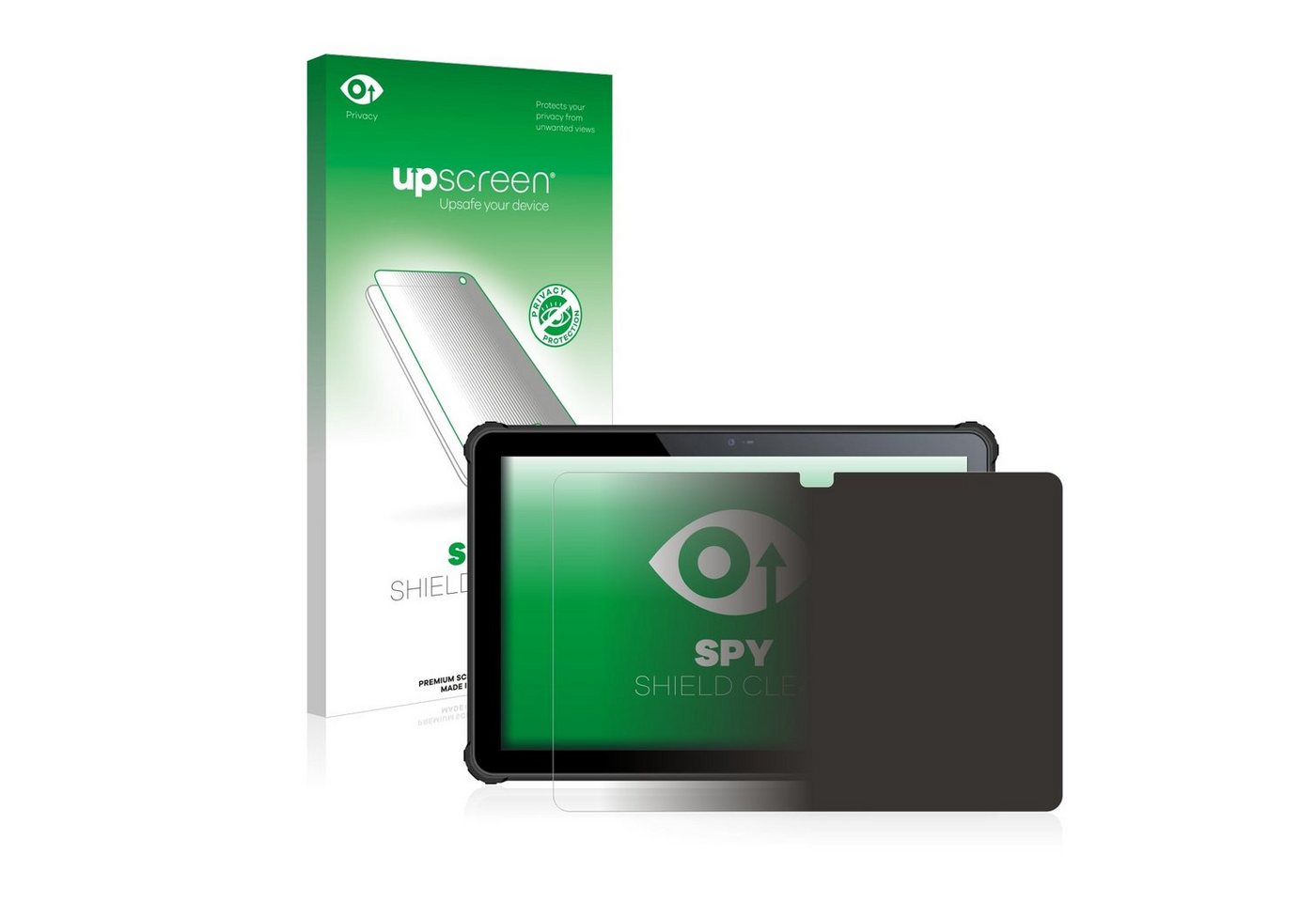 upscreen Blickschutzfolie für Oukitel RT2, Displayschutzfolie, Blaulichtfilter Privacy Folie Schutzfolie Sichtschutz klar Anti-Spy von upscreen