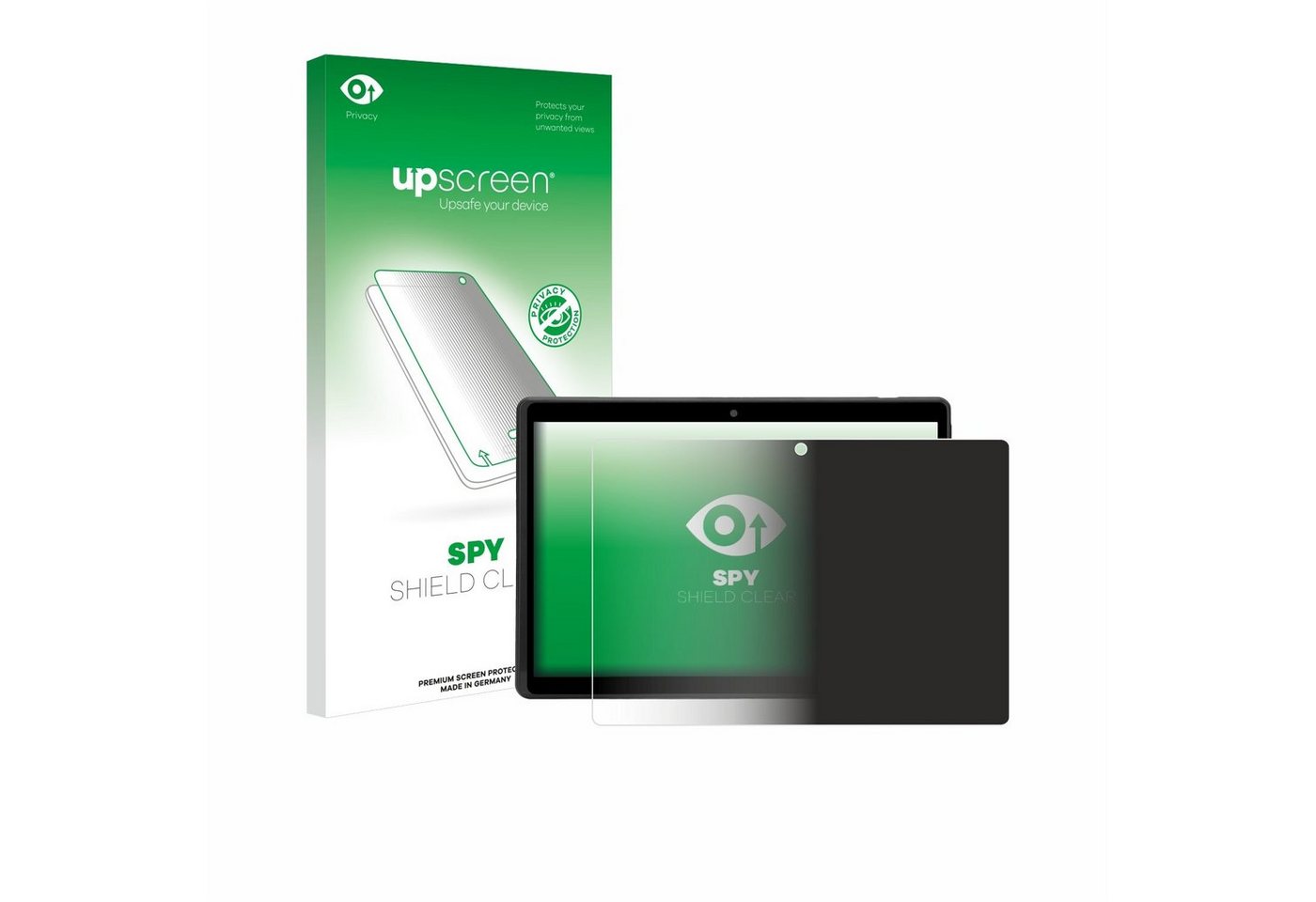upscreen Blickschutzfolie für Pusokei Tablet 8, Displayschutzfolie, Blaulichtfilter Privacy Folie Schutzfolie Sichtschutz klar Anti-Spy" von upscreen