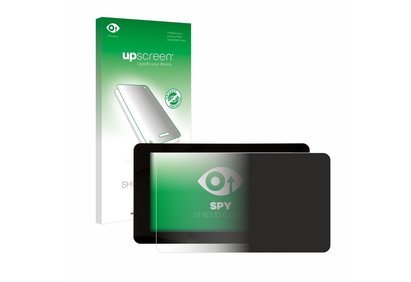 upscreen Blickschutzfolie für Raspberry Pi Touchscreen 7, Displayschutzfolie, Blaulichtfilter Privacy Folie Schutzfolie Sichtschutz klar Anti-Spy" von upscreen