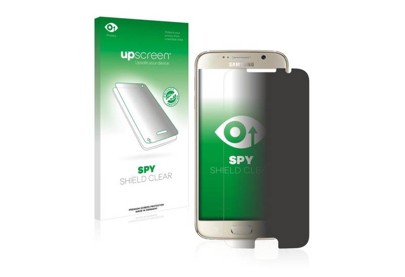 upscreen Displayschutzfolie Sichtschutzfolie für Samsung Galaxy S6, Anti-Spy Privacy Sichtschutz Blickschutzfolie Blaulicht-Schutz von upscreen