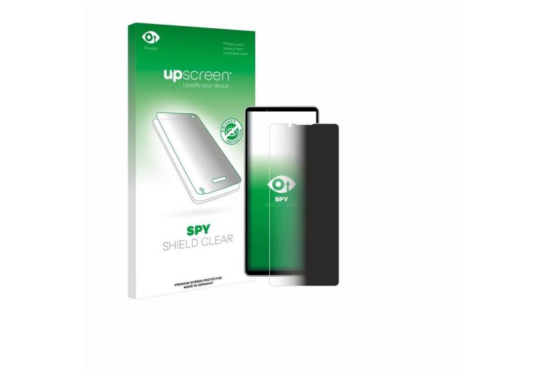 upscreen Displayschutzfolie Sichtschutzfolie für Sony Xperia 5 V, Anti-Spy Privacy Sichtschutz Blickschutzfolie Blaulicht-Schutz von upscreen