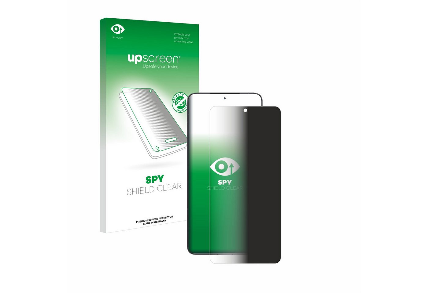 upscreen Displayschutzfolie Sichtschutzfolie für Xiaomi Poco F6 Pro, 1 Stück, Anti-Spy Privacy Sichtschutz Blickschutzfolie Blaulicht-Schutz von upscreen