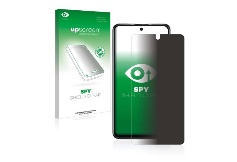 upscreen Displayschutzfolie Sichtschutzfolie für Xiaomi Poco M4 Pro 5G, Anti-Spy Privacy Sichtschutz Blickschutzfolie Blaulicht-Schutz von upscreen