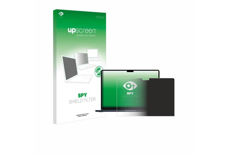 upscreen Displayschutzfolie Blickschutzfilter für Apple MacBook Air 13" M4 2025, Anti-Spy Privacy Filter Sichtschutz Blickschutzfilter Blaulicht-Schutz von upscreen