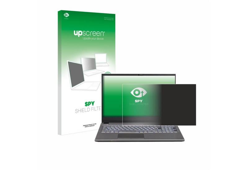 upscreen Displayschutzfolie Blickschutzfilter für Bluechip TRAVELline L15W17, Anti-Spy Privacy Filter Sichtschutz Blickschutzfilter Blaulicht-Schutz von upscreen