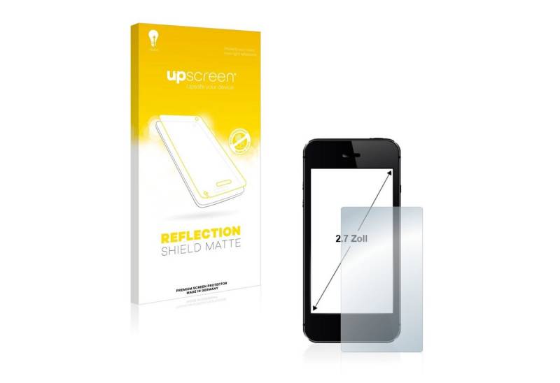 upscreen Displayschutzfolie Schutzfolie für 6.9 cm (2.7 Zoll) [58 x 33 mm], Displayschutz Schutz Folie Matt Entspiegelungsfolie von upscreen