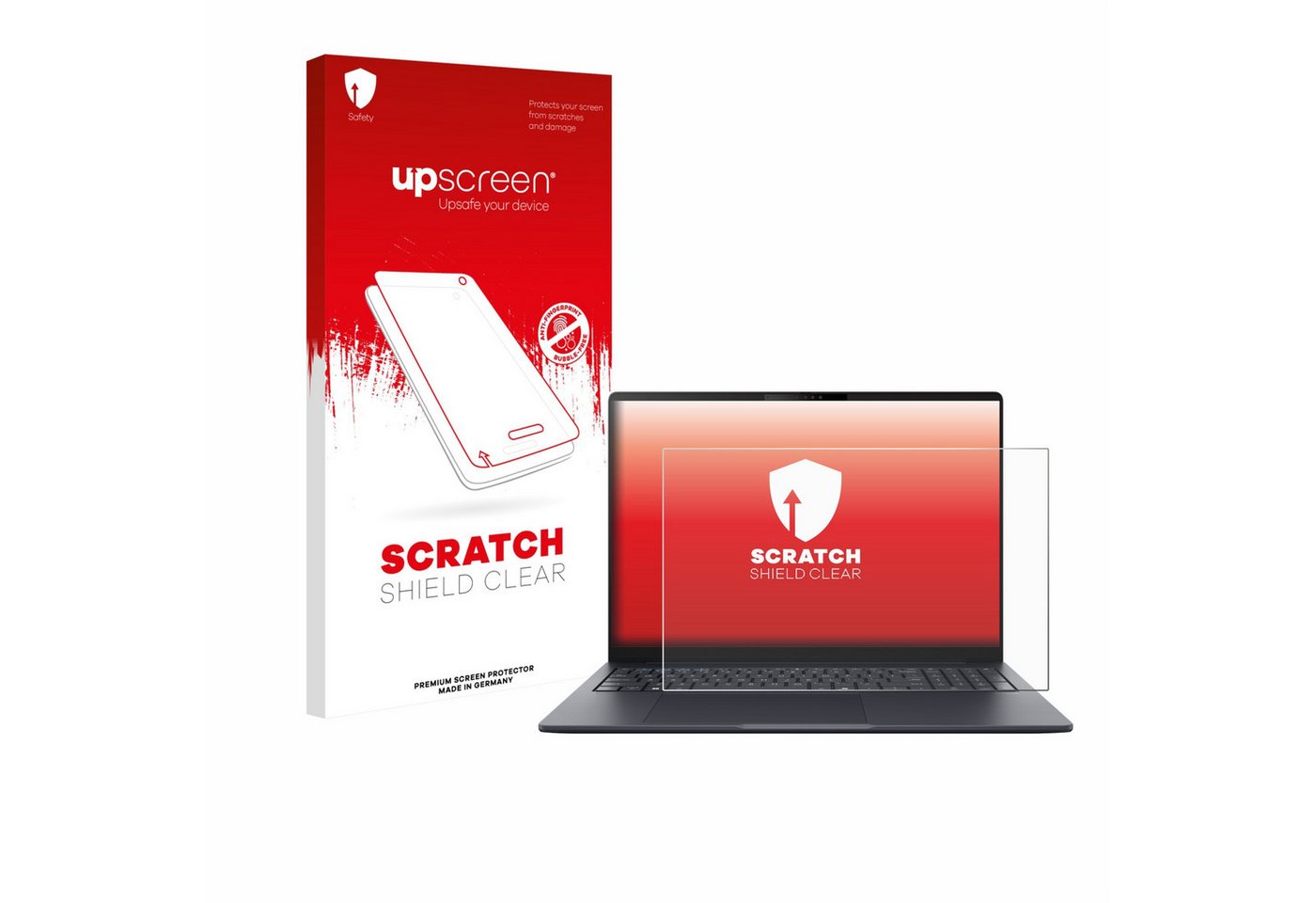 upscreen Displayschutzfolie Schutzfolie für ASUS ExpertBook B5 B5605, Displayschutz Schutz Folie Klar Transparent von upscreen