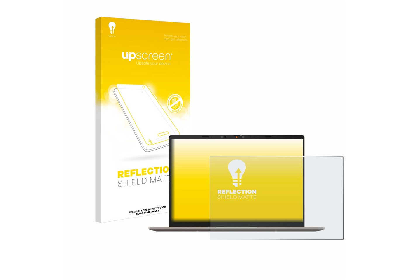 upscreen Displayschutzfolie Schutzfolie für ASUS Vivobook 14 X1407QA, Displayschutz Schutz Folie Matt Entspiegelungsfolie von upscreen