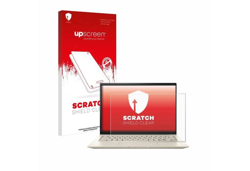 upscreen Displayschutzfolie Schutzfolie für ASUS ZenBook 14X OLED UX3404, Displayschutz Schutz Folie Klar Transparent von upscreen