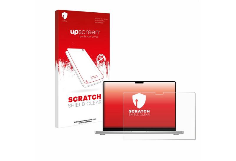 upscreen Displayschutzfolie Schutzfolie für Apple MacBook Pro 14" 2024 M4, Displayschutz Schutz Folie Klar Transparent von upscreen