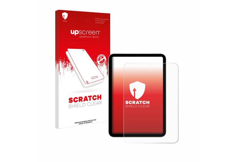 upscreen Displayschutzfolie Schutzfolie für Apple iPad Mini 7 2024, 1 Stück, Displayschutz Schutz Folie Klar Transparent von upscreen