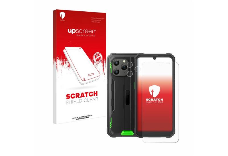 upscreen Displayschutzfolie Schutzfolie für Blackview BV5300 Plus (Display+Kamera), Displayschutz Schutz Folie Klar Transparent von upscreen