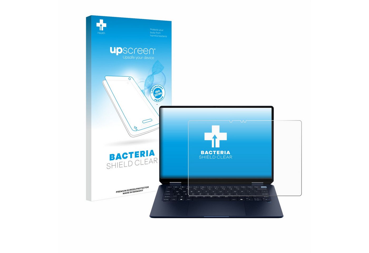 upscreen Displayschutzfolie Schutzfolie für HP OmniBook Ultra Flip, Displayschutz Schutz Folie Klar antibakteriell von upscreen