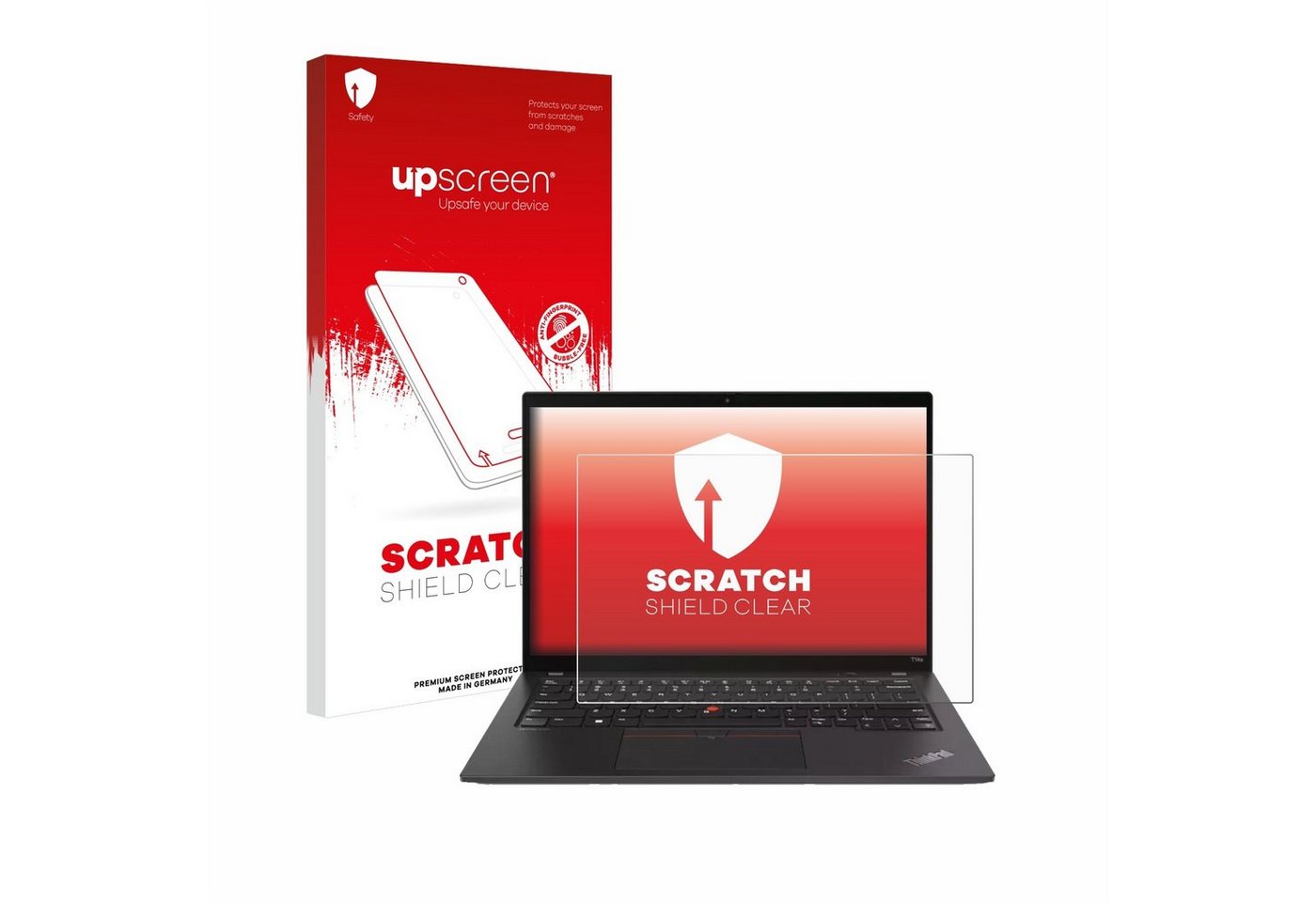 upscreen Displayschutzfolie Schutzfolie für Lenovo ThinkPad T14s Gen 4, Displayschutz Schutz Folie Klar Transparent von upscreen