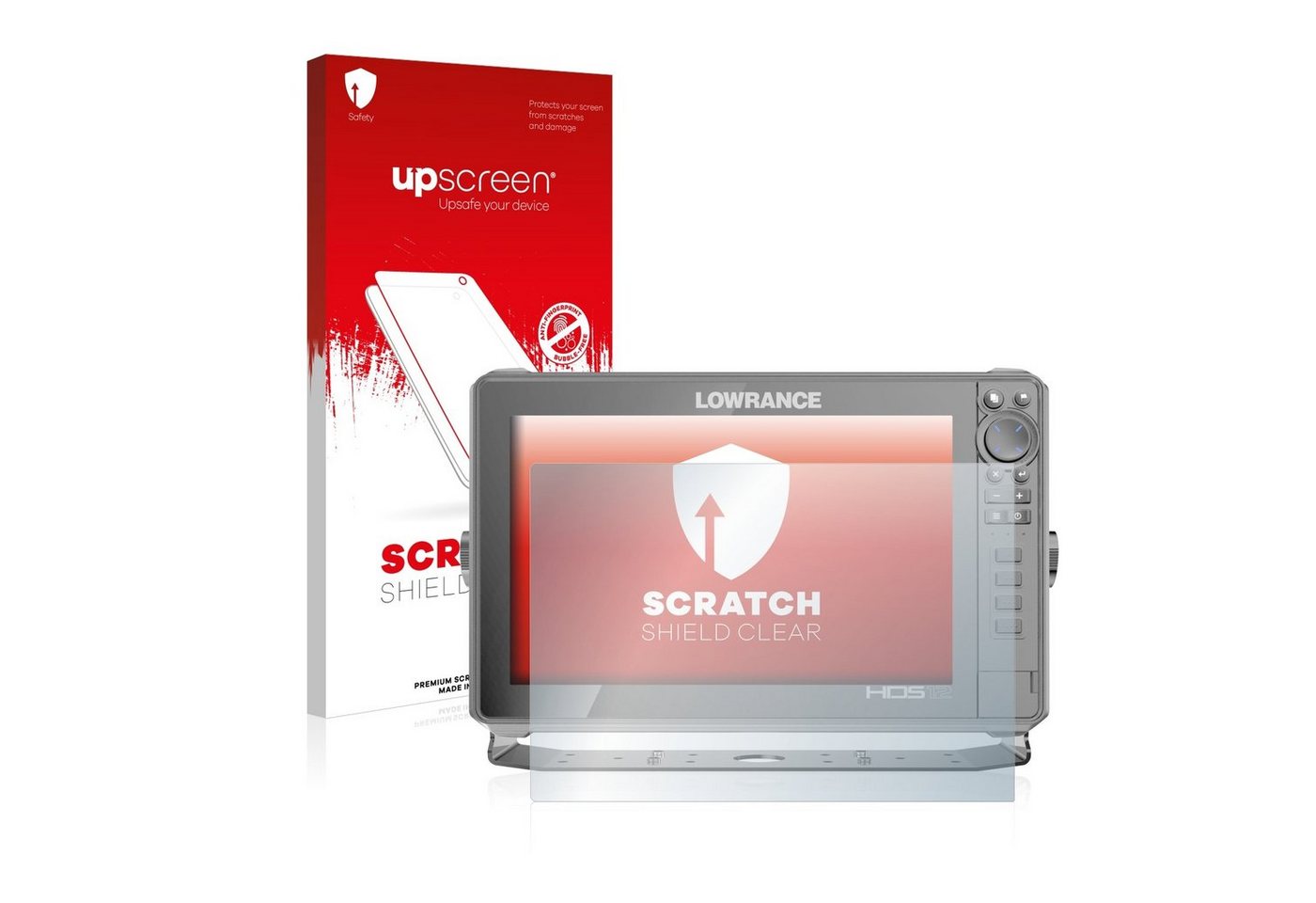 upscreen Displayschutzfolie Schutzfolie für Lowrance HDS Live 12", Displayschutz Schutz Folie Klar Transparent von upscreen