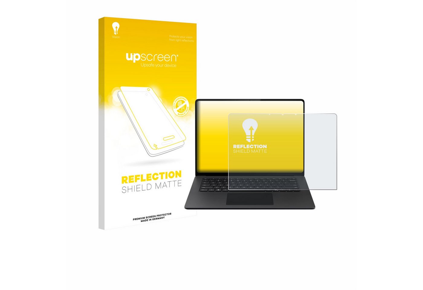 upscreen Displayschutzfolie Schutzfolie für Microsoft Surface Laptop 15", Displayschutz Schutz Folie Matt Entspiegelungsfolie von upscreen