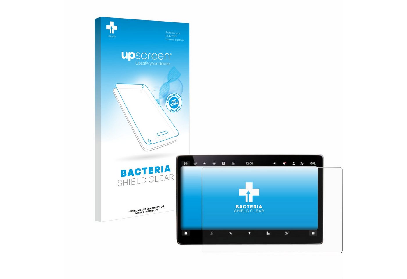 upscreen Displayschutzfolie Schutzfolie für Skoda Kodiaq RS 13" Infotainmentdisplay 2024, Displayschutz Schutz Folie Klar antibakteriell von upscreen