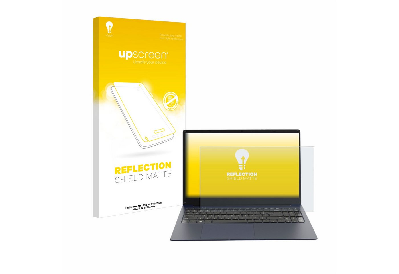 upscreen Displayschutzfolie Schutzfolie für VALE R15E 15.6", Displayschutz Schutz Folie Matt Entspiegelungsfolie von upscreen