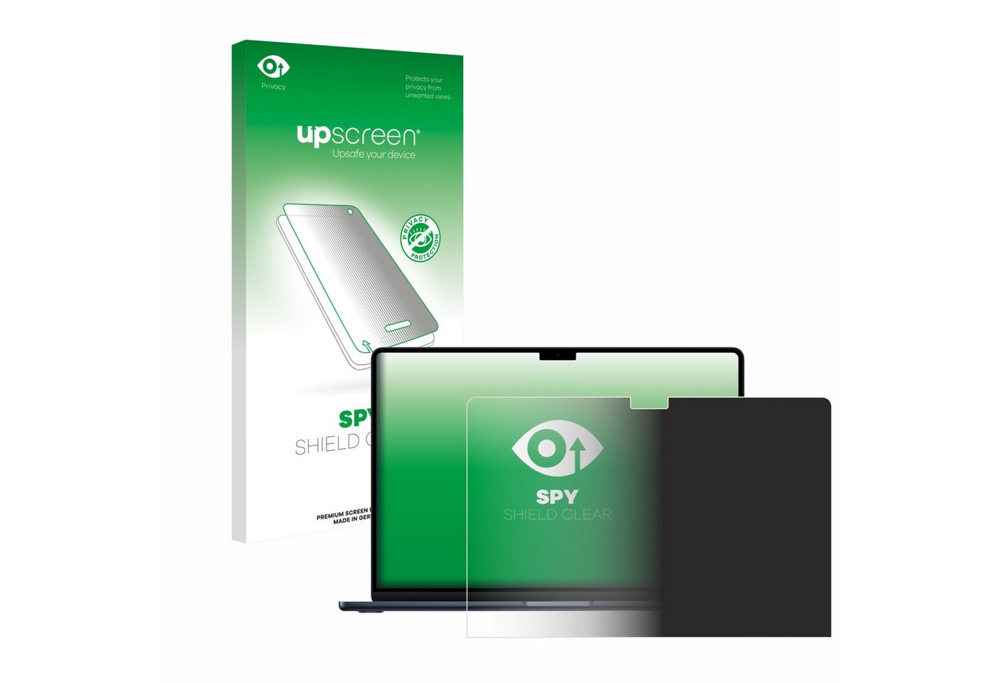 upscreen Displayschutzfolie Sichtschutzfolie für Apple MacBook Air 15" M4 2025, Anti-Spy Privacy Sichtschutz Blickschutzfolie Blaulicht-Schutz upscreen Displayschutzfolie Sichtschutzfolie für Apple MacBook Air 15" M4 2025, Anti-Spy Privacy Sichtschutz Blickschutzfolie Blaulicht-Schutz von upscreen