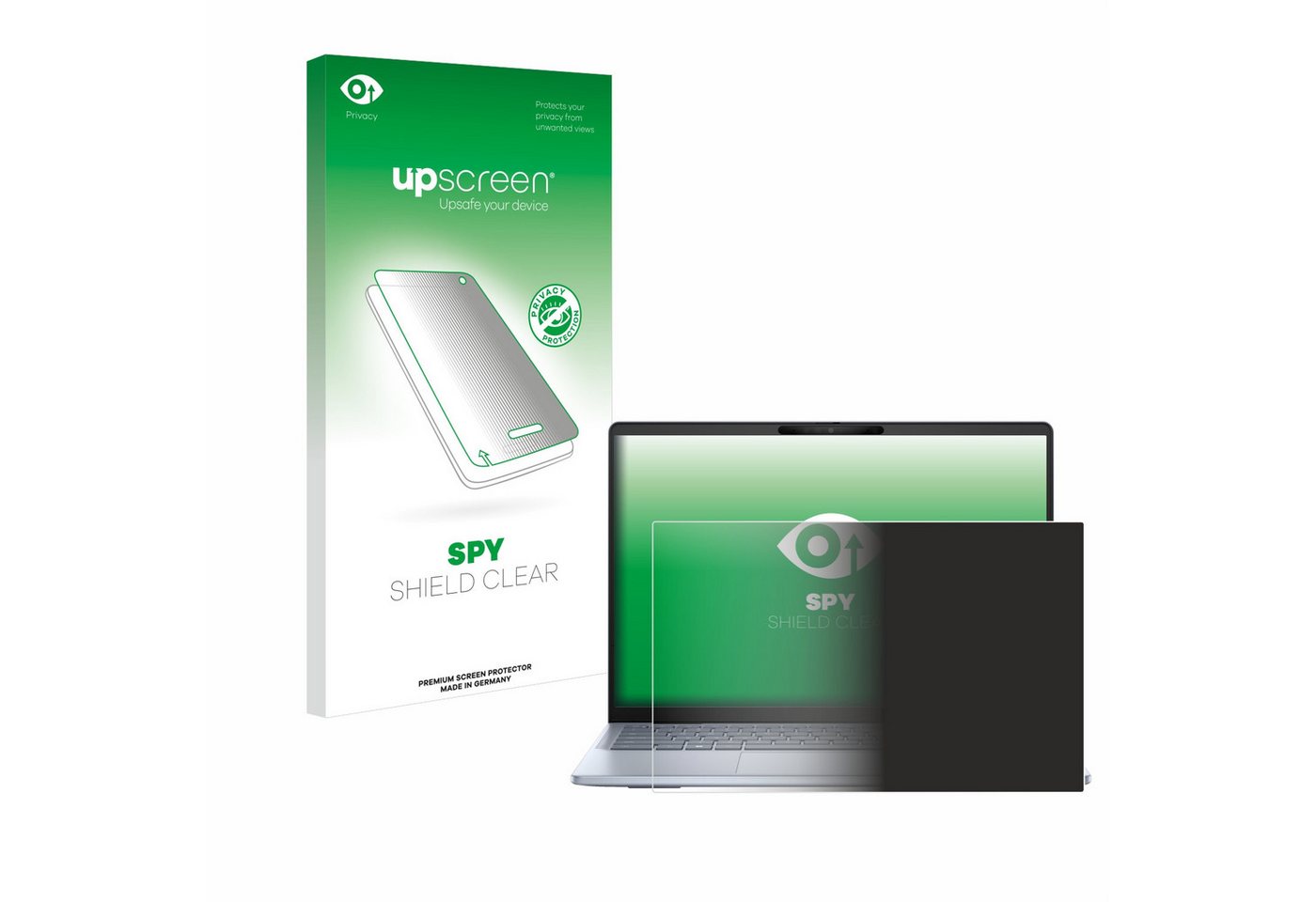 upscreen Displayschutzfolie Sichtschutzfolie für Dell Inspiron 14 Plus 7441 Laptop, Anti-Spy Privacy Sichtschutz Blickschutzfolie Blaulicht-Schutz von upscreen