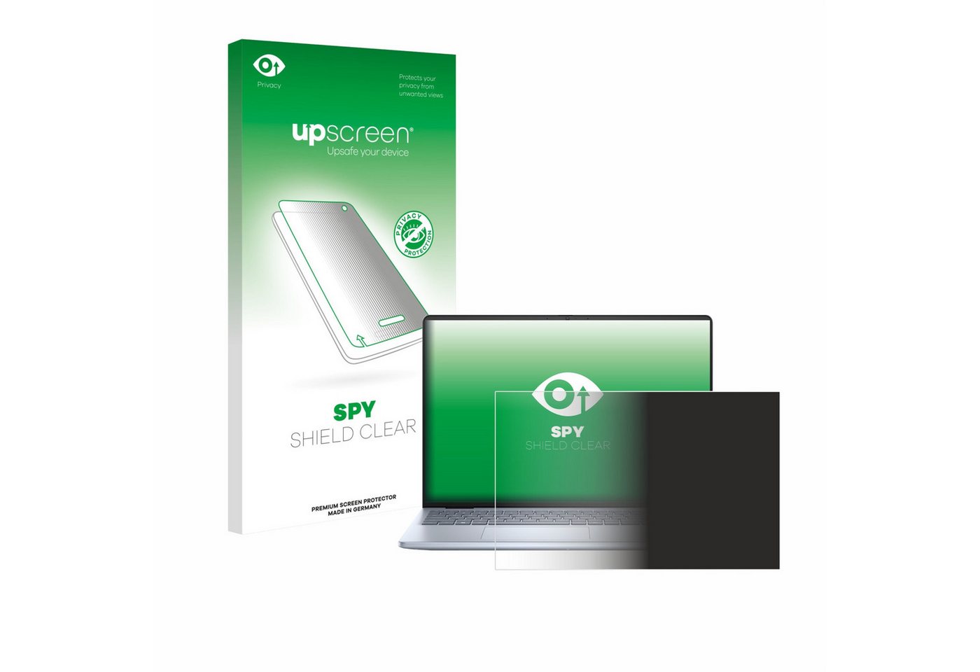 upscreen Displayschutzfolie Sichtschutzfolie für Dell Inspiron 16 5640 (non-touch), Anti-Spy Privacy Sichtschutz Blickschutzfolie Blaulicht-Schutz von upscreen