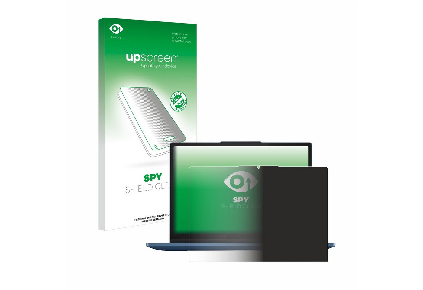 upscreen Displayschutzfolie Sichtschutzfolie für Lenovo IdeaPad Flex 3i Chromebook 12", Anti-Spy Privacy Sichtschutz Blickschutzfolie Blaulicht-Schutz von upscreen