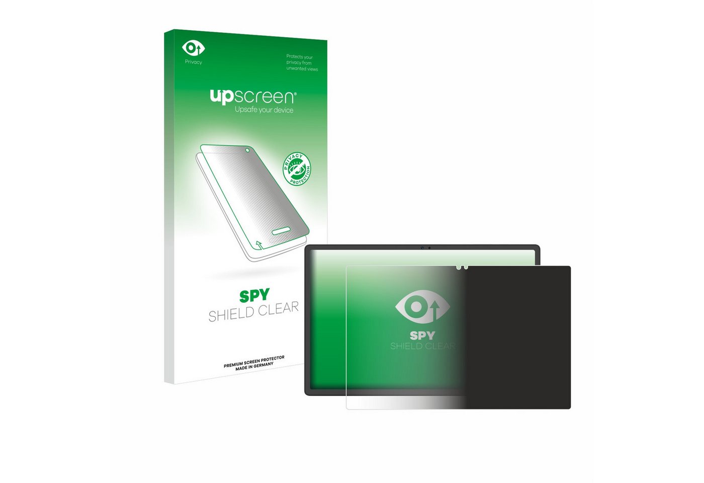 upscreen Displayschutzfolie Sichtschutzfolie für Mediacom Azimut 4 Pro 11.97", Anti-Spy Privacy Sichtschutz Blickschutzfolie Blaulicht-Schutz von upscreen