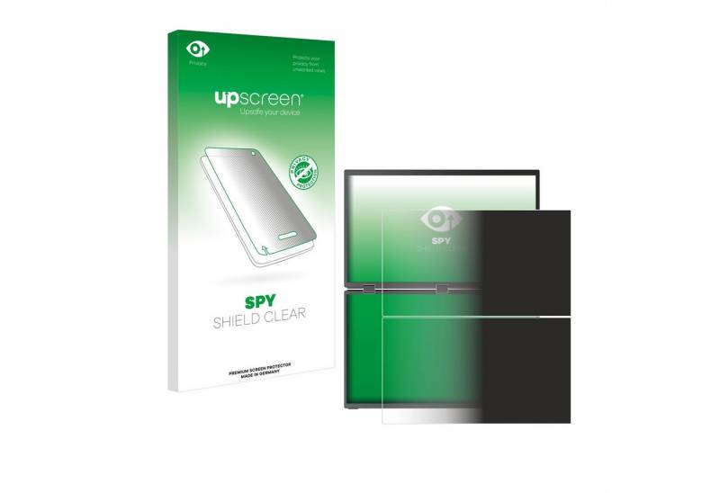 upscreen Displayschutzfolie Sichtschutzfolie für Uperfect UStation Delta Max 18.5", Anti-Spy Privacy Sichtschutz Blickschutzfolie Blaulicht-Schutz von upscreen