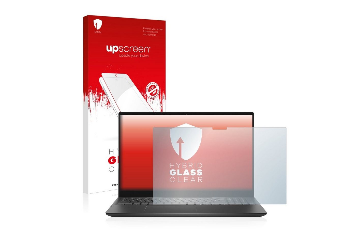 upscreen Displayschutzglas Schutzglas für Dell Inspiron 15 7506, Schutzfolie Display Schutz Glas Folie klar von upscreen
