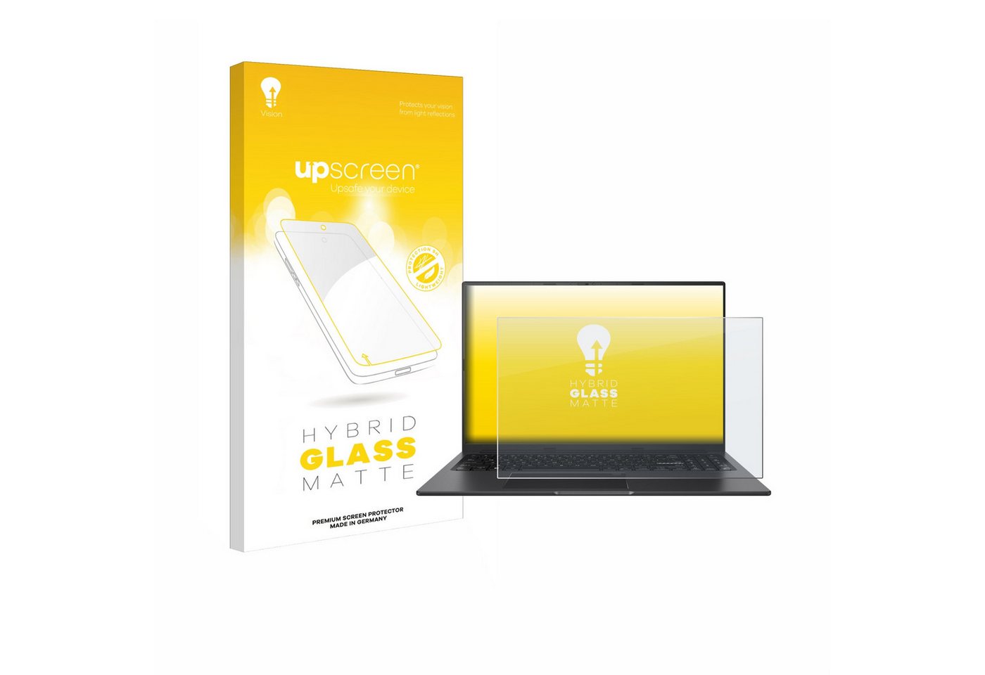 upscreen Displayschutzglas Schutzglas für ASUS Vivobook 16X OLED M3604, Schutzfolie Display Schutz Glas Folie matt von upscreen