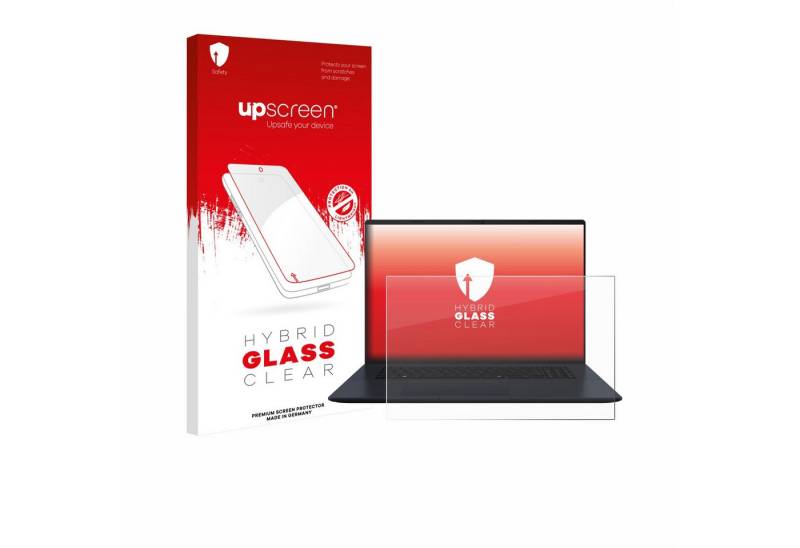 upscreen Displayschutzglas Schutzglas für ASUS Vivobook 18 M1807, 1 Stück, Schutzfolie Display Schutz Glas Folie klar von upscreen