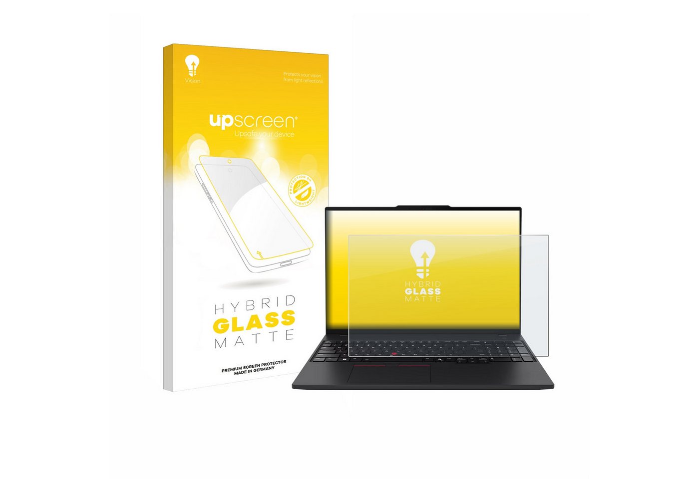 upscreen Displayschutzglas Schutzglas für Lenovo ThinkPad P16s Gen 4, Schutzfolie Display Schutz Glas Folie matt von upscreen