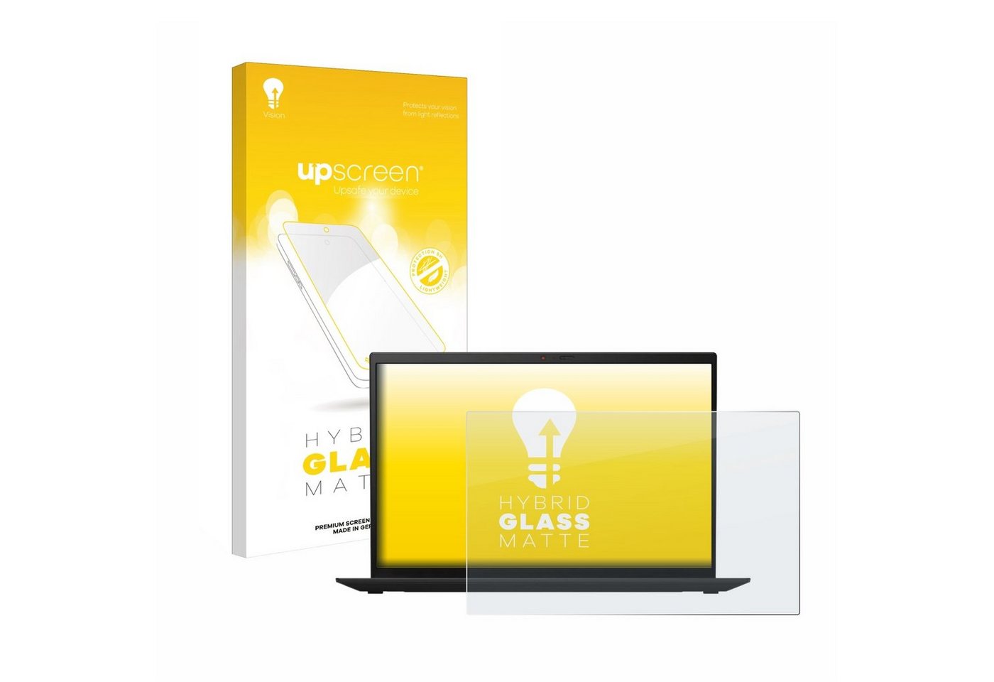 upscreen Displayschutzglas Schutzglas für Lenovo ThinkPad X1 Carbon (9. Gen), Schutzfolie Display Schutz Glas Folie matt von upscreen