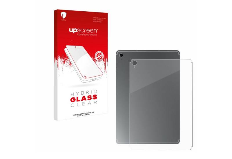 upscreen Displayschutzglas Schutzglas für Samsung Galaxy Tab S10 FE+ (Rückseite), 1 Stück, Schutzfolie Display Schutz Glas Folie klar von upscreen
