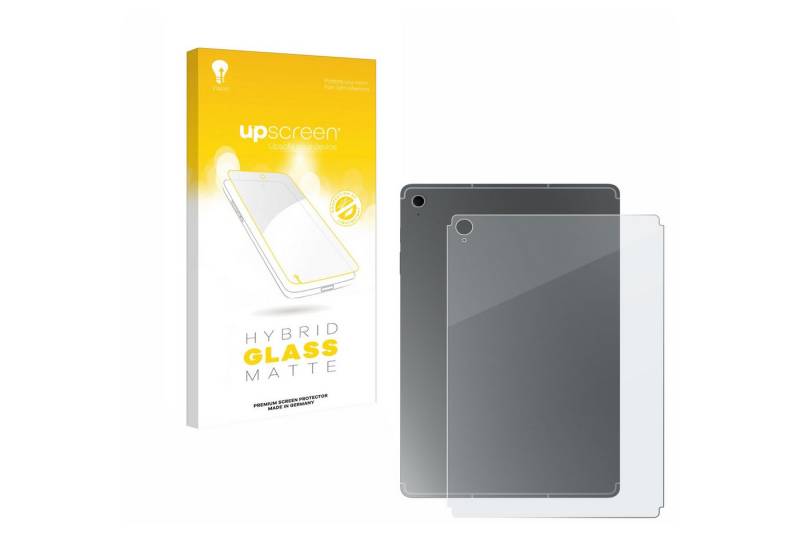 upscreen Displayschutzglas Schutzglas für Samsung Galaxy Tab S10 FE+ (Rückseite), Schutzfolie Display Schutz Glas Folie matt von upscreen