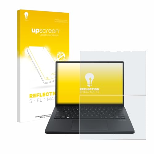 upscreen Entspiegelungs-Schutzfolie für ASUS ZenBook Duo OLED 2024 UX8406 Displayschutz-Folie Matt [Anti-Reflex, Anti-Fingerprint] von upscreen