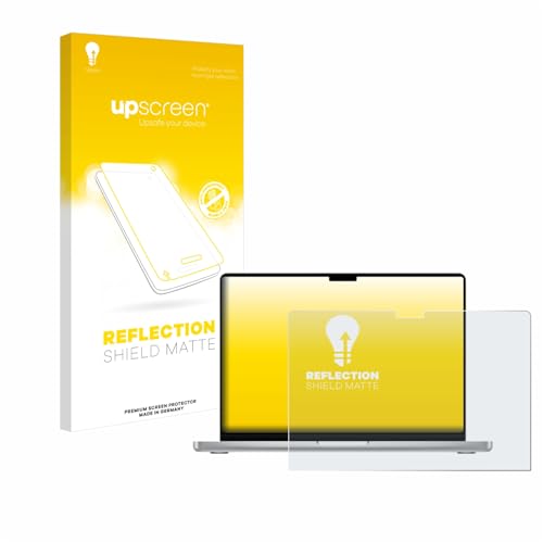upscreen Entspiegelungs-Schutzfolie für Apple MacBook Pro 14" 2024 M4 Displayschutz-Folie Matt [Anti-Reflex, Anti-Fingerprint] von upscreen