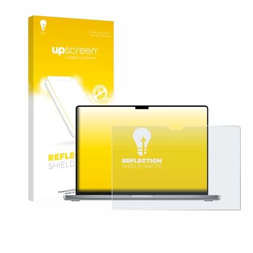 upscreen Entspiegelungs-Schutzfolie für Apple MacBook Pro 16" 2023 Displayschutz-Folie Matt [Anti-Reflex, Anti-Fingerprint] von upscreen