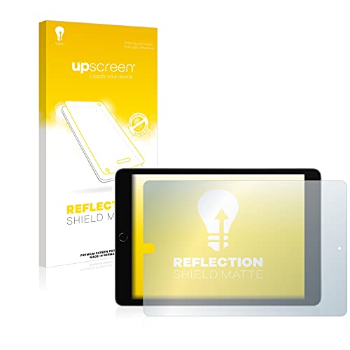 upscreen Entspiegelungs-Schutzfolie für Apple iPad 10.2" 2021 (im Querformat, 9. Gen.) Displayschutz-Folie Matt [Anti-Reflex, Anti-Fingerprint] von upscreen
