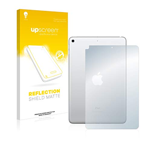 upscreen Entspiegelungs-Schutzfolie für Apple iPad Mini 5 2019 (Rückseite, 5. Gen.) Displayschutz-Folie Matt [Anti-Reflex, Anti-Fingerprint] von upscreen