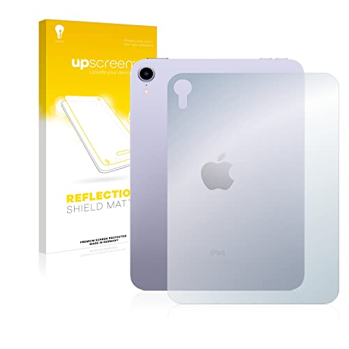 upscreen Entspiegelungs-Schutzfolie für Apple iPad Mini 6 WiFi 2021 (Rückseite, 6 Gen.) Displayschutz-Folie Matt [Anti-Reflex, Anti-Fingerprint] von upscreen