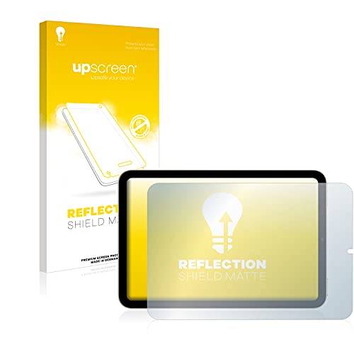 upscreen Entspiegelungs-Schutzfolie für Apple iPad Mini 6 2021 (im Querformat, 6. Gen.) Displayschutz-Folie Matt [Anti-Reflex, Anti-Fingerprint] von upscreen
