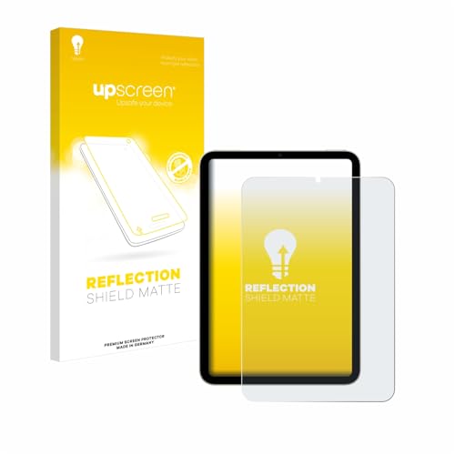 upscreen Entspiegelungs-Schutzfolie für Apple iPad Mini 7 2024 Displayschutz-Folie Matt [Anti-Reflex, Anti-Fingerprint] von upscreen