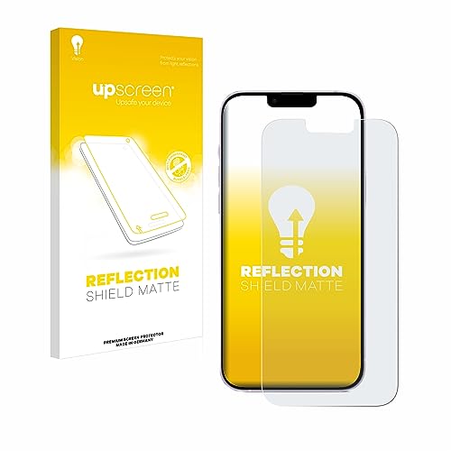 upscreen Entspiegelungs-Schutzfolie für Apple iPhone 14 Plus Displayschutz-Folie Matt [Anti-Reflex, Anti-Fingerprint] von upscreen