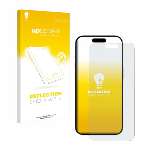 upscreen Entspiegelungs-Schutzfolie für Apple iPhone 15 Pro Max Displayschutz-Folie Matt [Anti-Reflex, Anti-Fingerprint] von upscreen