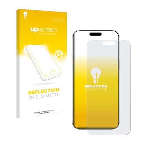 upscreen Entspiegelungs-Schutzfolie für Apple iPhone 16 Pro Max Displayschutz-Folie Matt [Anti-Reflex, Anti-Fingerprint] von upscreen